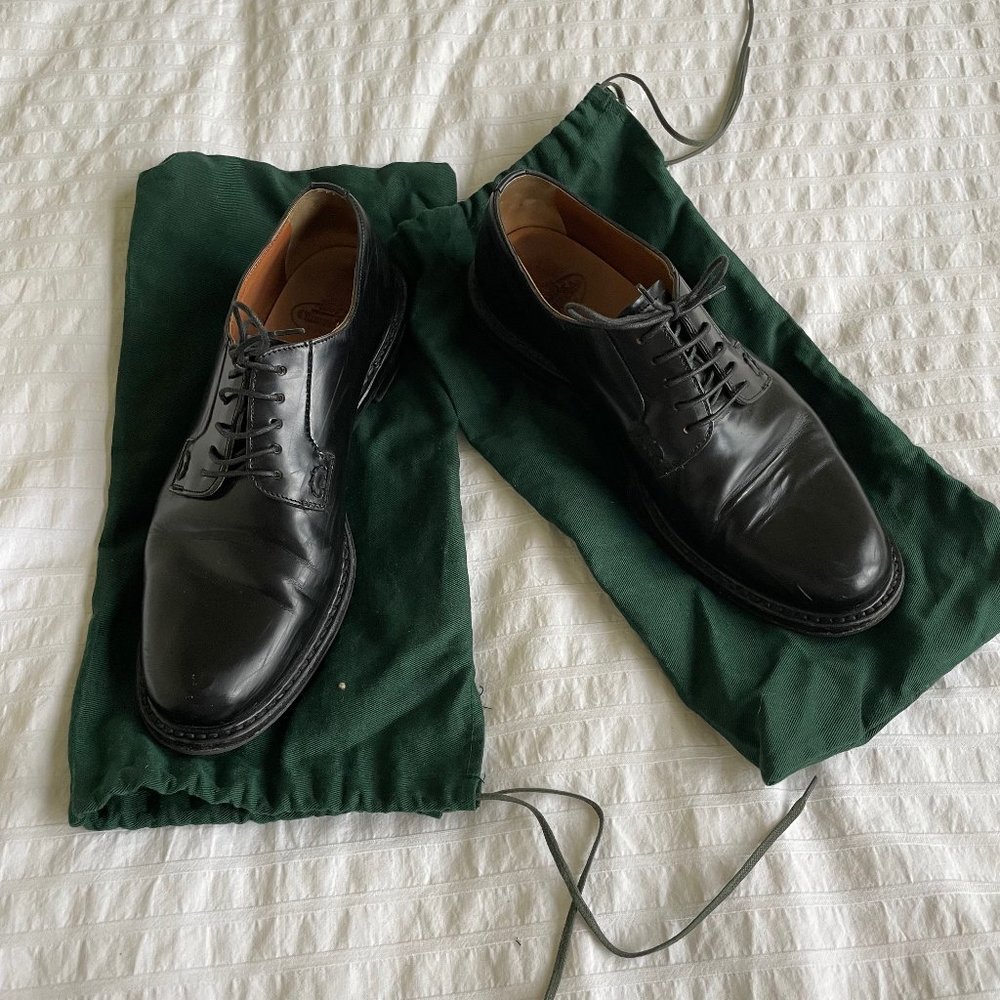Church's Shannon II Blucher Lace-Up Oxford Derby Shoes - Black - EU 38.5
